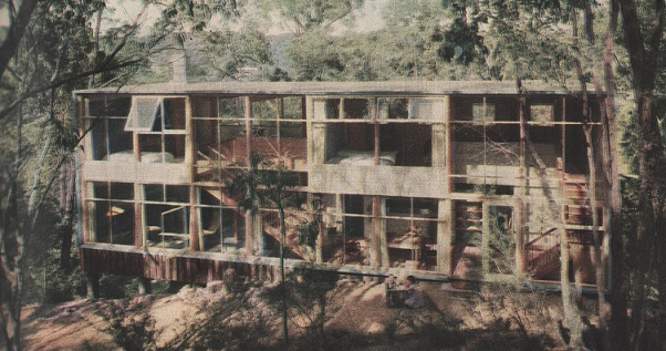 John Hipwell's own house in Warrandyte 1954