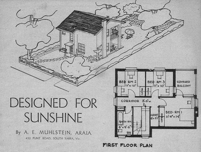 Sun Post-War House 1944
