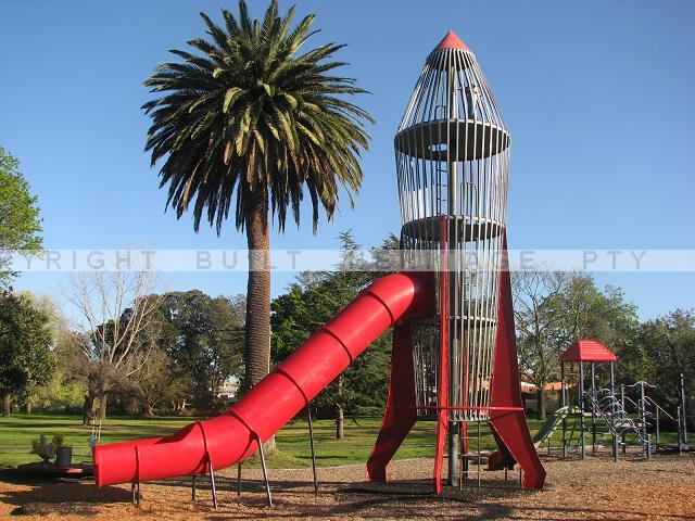 Playground rocket ship